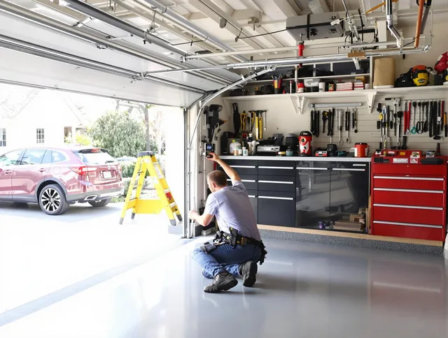 Local garage door repair service by Fountainebleau Garage Door Repair in Fountainebleau