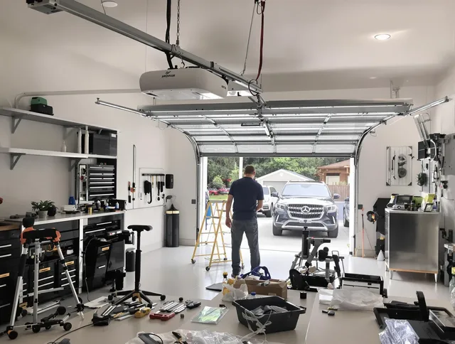 Garage door opener installation by Fountainebleau Garage Door Repair in Fountainebleau