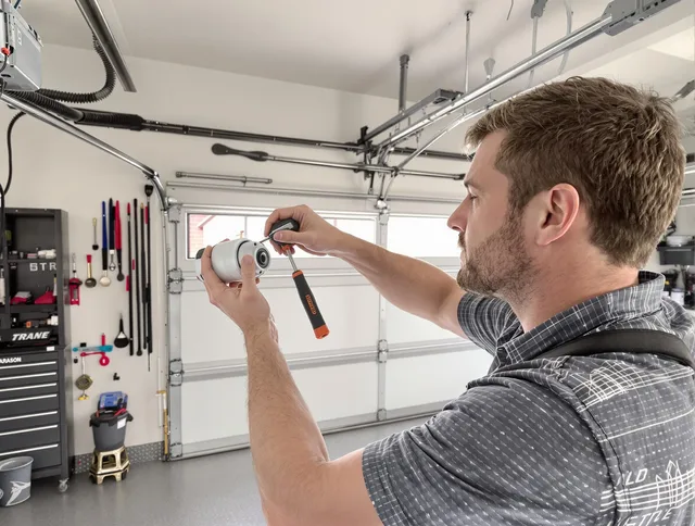 Garage door opener repair service by Fountainebleau Garage Door Repair in Fountainebleau