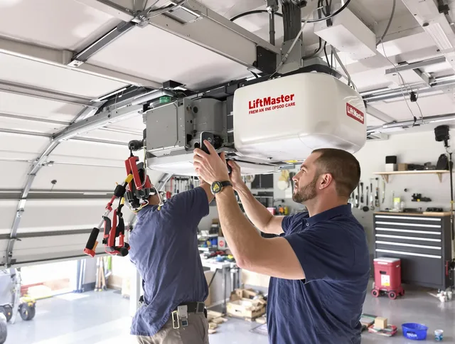 Fountainebleau Garage Door Repair technician performing advanced diagnostics on garage opener in Fountainebleau