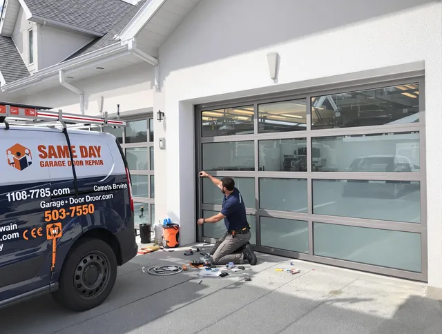 Same-day garage door repair service by Fountainebleau Garage Door Repair in Fountainebleau