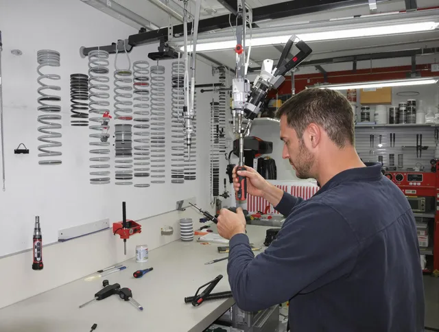 Fountainebleau Garage Door Repair safety certified technician performing precision spring replacement in Fountainebleau